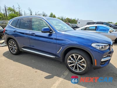 Czwarte zdjęcie samochodu z boku: 2019 BMW X3 XDRIVE30I VIN:5UXTR9C58KLR04127 - miniatura