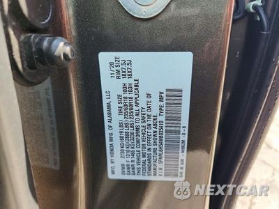 Zdjęcie 14 z 14 samochodu: 2021 HONDA ODYSSEY EX VIN:5FNRL6H54MB035410 - miniatura