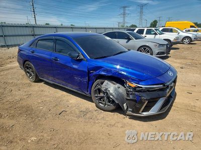 Czwarte zdjęcie samochodu z boku: 2025 HYUNDAI ELANTRA N LINE VIN:KMHLR4DF0SU910909 - miniatura
