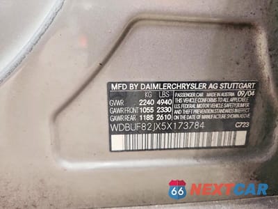 Zdjęcie 12 z 12 samochodu: 2005 MERCEDES-BENZ E 320 4MATIC VIN:WDBUF82JX5X173784 - miniatura