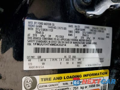 Zdjęcie 12 z 12 samochodu: 2021 FORD EXPEDITION XLT VIN:1FMJU1HT4MEA33214 - miniatura