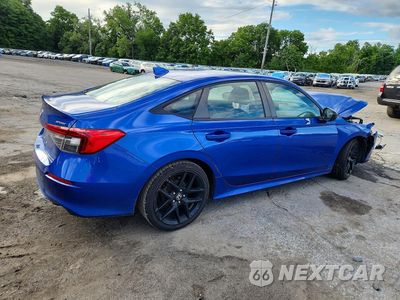 Trzecie zdjęcie samochodu z tyłu: 2022 HONDA CIVIC SPORT VIN:2HGFE2F57NH572682 - miniatura