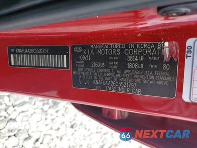Zdjęcie 12 z 12 samochodu: 2012 KIA FORTE EX VIN:KNAFU4A26C5521797 - miniatura