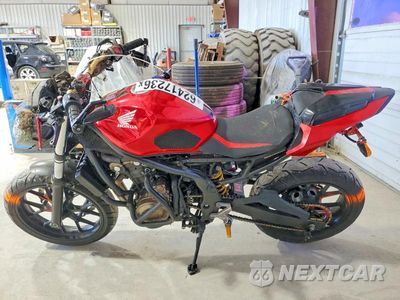 Trzecie zdjęcie samochodu z tyłu: 2017 HONDA CB500 F VIN:MLHPC456XH5400590 - miniatura