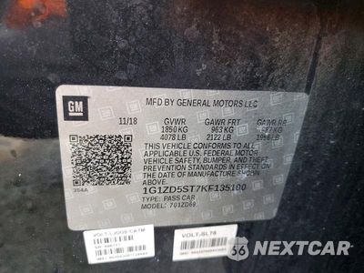 Zdjęcie 12 z 12 samochodu: 2019 CHEVROLET MALIBU LT VIN:1G1ZD5ST7KF135100 - miniatura