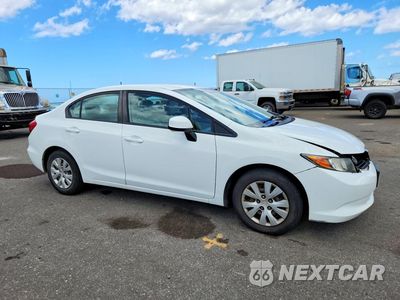 Czwarte zdjęcie samochodu z boku: 2012 HONDA CIVIC LX VIN:2HGFB2F5XCH311861 - miniatura