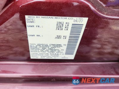 Zdjęcie 12 z 12 samochodu: 2023 NISSAN ALTIMA SV VIN:1N4BL4DV5PN304621 - miniatura