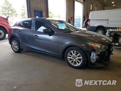 Czwarte zdjęcie samochodu z boku: 2017 MAZDA 3 SPORT VIN:3MZBN1K75HM115547 - miniatura