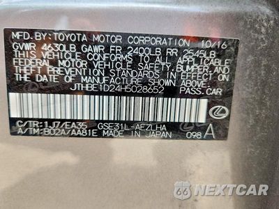 Zdjęcie 12 z 12 samochodu: 2017 LEXUS IS 350 VIN:JTHBE1D24H5028652 - miniatura