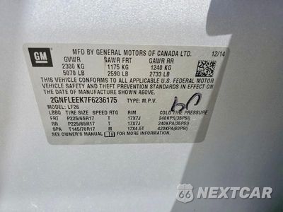 Zdjęcie 13 z 13 samochodu: 2015 CHEVROLET EQUINOX LS VIN:2GNFLEEK7F6236175 - miniatura