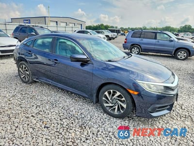 Czwarte zdjęcie samochodu z boku: 2017 HONDA CIVIC EX VIN:19XFC2F77HE001408 - miniatura