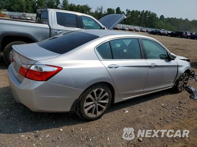 Trzecie zdjęcie samochodu z tyłu: 2014 HONDA ACCORD SPORT VIN:1HGCR2F5XEA034676 - miniatura