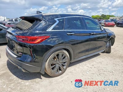 Trzecie zdjęcie samochodu z tyłu: 2020 INFINITI QX50 ESSENTIAL VIN:3PCAJ5M18LF120751 - miniatura