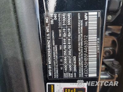 Zdjęcie 14 z 14 samochodu: 2015 MERCEDES-BENZ ML 350 4MATIC VIN:4JGDA5HB5FA463512 - miniatura