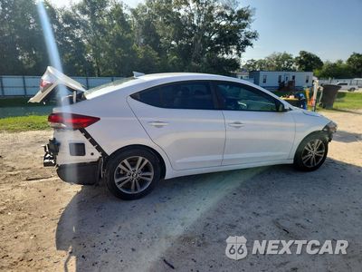 Trzecie zdjęcie samochodu z tyłu: 2018 HYUNDAI ELANTRA SEL VIN:5NPD84LF9JH356596 - miniatura