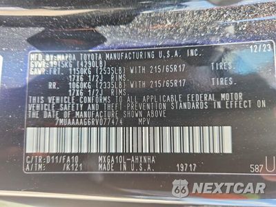 Zdjęcie 14 z 14 samochodu: 2024 TOYOTA COROLLA CROSS L VIN:7MUAAAAG6RV077474 - miniatura