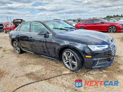 Czwarte zdjęcie samochodu z boku: 2018 AUDI A4 PREMIUM PLUS VIN:WAUENAF4XJN017302 - miniatura