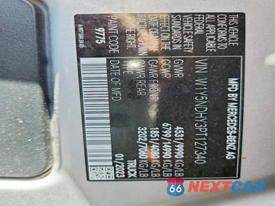 Zdjęcie 14 z 14 samochodu: 2023 MERCEDES-BENZ SPRINTER 3500 VIN:W1Y5NDHY3PT127340 - miniatura