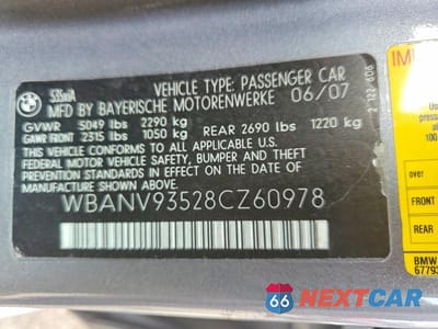 Zdjęcie 12 z 12 samochodu: 2008 BMW 535 XI VIN:WBANV93528CZ60978 - miniatura