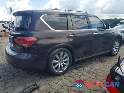 Trzecie zdjęcie samochodu z tyłu: 2011 INFINITI QX56 BASE VIN:JN8AZ2ND0B9701352 - miniatura