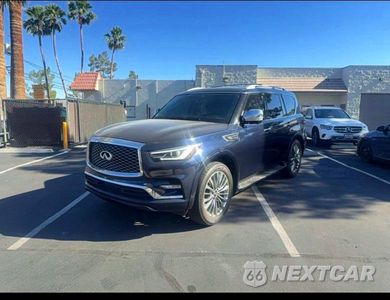 Drugie zdjęcie samochodu z przodu: 2019 INFINITI QX80 LUXE VIN:JN8AZ2NF8K9685855 - miniatura