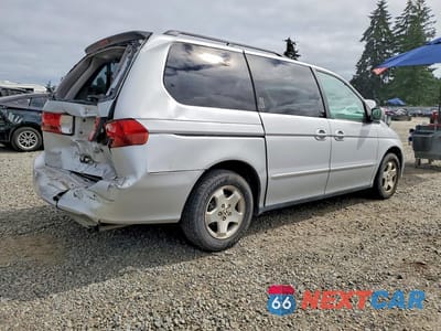 Trzecie zdjęcie samochodu z tyłu: 2001 HONDA ODYSSEY EX VIN:2HKRL18601H607369 - miniatura