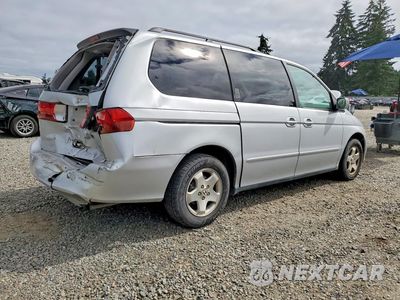 Trzecie zdjęcie samochodu z tyłu: 2001 HONDA ODYSSEY EX VIN:2HKRL18601H607369 - miniatura