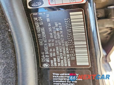 Zdjęcie 12 z 12 samochodu: 2005 BMW 325 I VIN:WBAEV33455KW20133 - miniatura