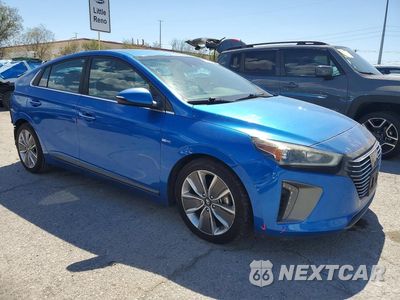 Czwarte zdjęcie samochodu z boku: 2017 HYUNDAI IONIQ LIMITED VIN:KMHC05LC3HU030786 - miniatura