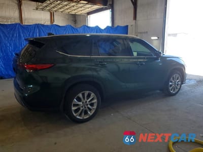 Trzecie zdjęcie samochodu z tyłu: 2023 TOYOTA HIGHLANDER LIMITED VIN:5TDKDRBH4PS500349 - miniatura