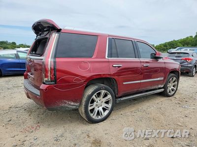 Trzecie zdjęcie samochodu z tyłu: 2016 CADILLAC ESCALADE PLATINUM HYBRID VIN:1GYS4CKJ8GR413031 - miniatura