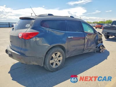 Trzecie zdjęcie samochodu z tyłu: 2011 CHEVROLET TRAVERSE VIN:1GNKVJEDXBJ262785 - miniatura