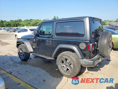 Drugie zdjęcie samochodu z przodu: 2019 JEEP WRANGLER SPORT VIN:1C4GJXAG8KW618117 - miniatura