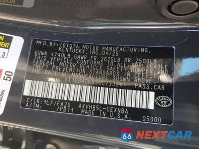 Zdjęcie 13 z 13 samochodu: 2025 TOYOTA CAMRY LE VIN:4T1DBADK0SU025324 - miniatura