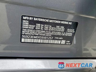 Zdjęcie 13 z 13 samochodu: 2025 BMW X7 XDRIVE40I VIN:5UX23EM0XS9X81257 - miniatura