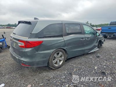Trzecie zdjęcie samochodu z tyłu: 2018 HONDA ODYSSEY EX VIN:5FNRL6H54JB085204 - miniatura