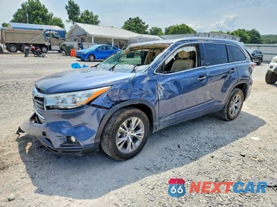 2014 TOYOTA HIGHLANDER XLE 5TDKKRFH8ES038035 - główne zdjęcie licytacji z USA - miniatura