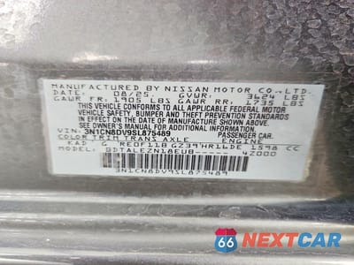 Zdjęcie 12 z 12 samochodu: 2025 NISSAN VERSA S VIN:3N1CN8DV9SL875489 - miniatura