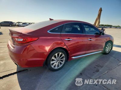 Trzecie zdjęcie samochodu z tyłu: 2017 HYUNDAI SONATA SPORT VIN:5NPE34AFXHH476469 - miniatura