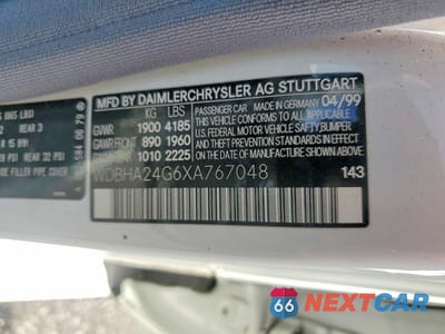 Zdjęcie 12 z 12 samochodu: 1999 MERCEDES-BENZ C 230 VIN:WDBHA24G6XA767048 - miniatura
