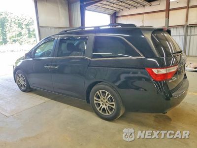 Drugie zdjęcie samochodu z przodu: 2013 HONDA ODYSSEY EXL VIN:5FNRL5H68DB039690 - miniatura