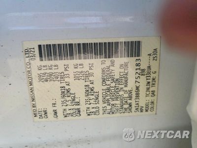 Zdjęcie 13 z 13 samochodu: 2021 NISSAN ROGUE SV VIN:5N1AT3BB6MC752183 - miniatura