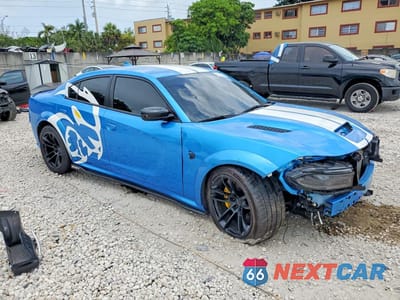 Czwarte zdjęcie samochodu z boku: 2023 DODGE CHARGER SRT HELLCAT VIN:2C3CDXL91PH624937 - miniatura