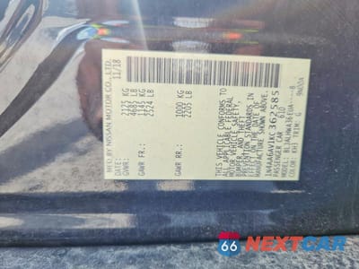 Zdjęcie 12 z 12 samochodu: 2019 NISSAN MAXIMA PLATINUM VIN:1N4AA6AV1KC362585 - miniatura