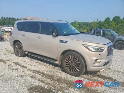Czwarte zdjęcie samochodu z boku: 2018 INFINITI QX80 BASE VIN:JN8AZ2NE3J9195393 - miniatura