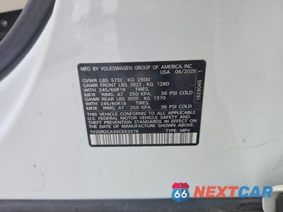 Zdjęcie 13 z 13 samochodu: 2025 VOLKSWAGEN ATLAS SE VIN:1V2DR2CA3SC553376 - miniatura