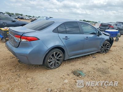 Trzecie zdjęcie samochodu z tyłu: 2020 TOYOTA COROLLA SE VIN:5YFS4RCE2LP014243 - miniatura