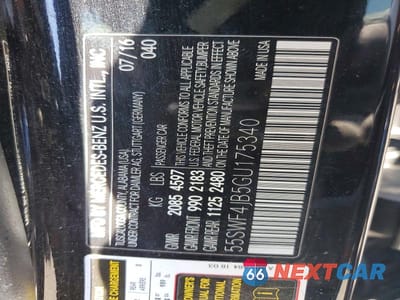 Zdjęcie 12 z 12 samochodu: 2016 MERCEDES-BENZ C 300 VIN:55SWF4JB5GU175340 - miniatura