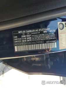 Zdjęcie 12 z 12 samochodu: 2013 MERCEDES-BENZ E 350 VIN:WDDHF5KB8DA674982 - miniatura