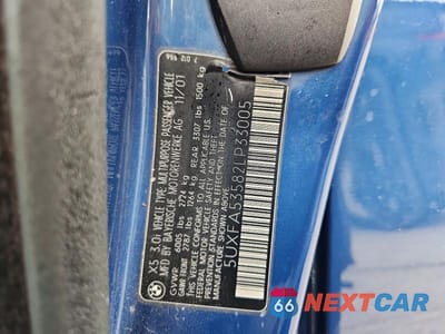 Zdjęcie 13 z 13 samochodu: 2002 BMW X5 3.0I VIN:5UXFA53582LP33005 - miniatura